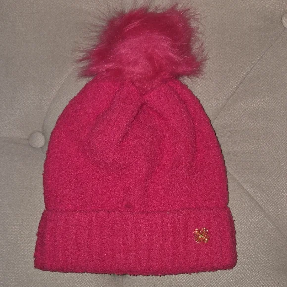 Lilly Pulitzer Pearl Rhinestone Pom Pom Beanie NWT Limited Edition Pearl & Rhinestone Embellished Pom Beanie - Best of  main image 2